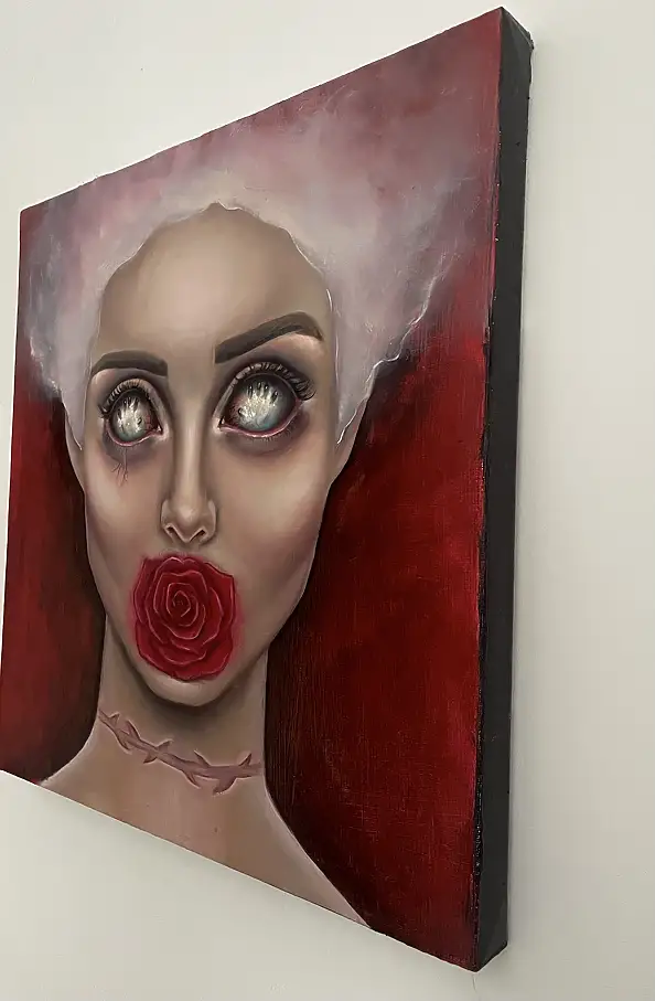 Agnieszkowa Art, Nacisk, Obraz olejny - płótno, 50 x 50