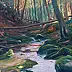 Wojciech Pater, Nad Górskim Strumieniem, Obraz olejny - płyta, 40 x 60