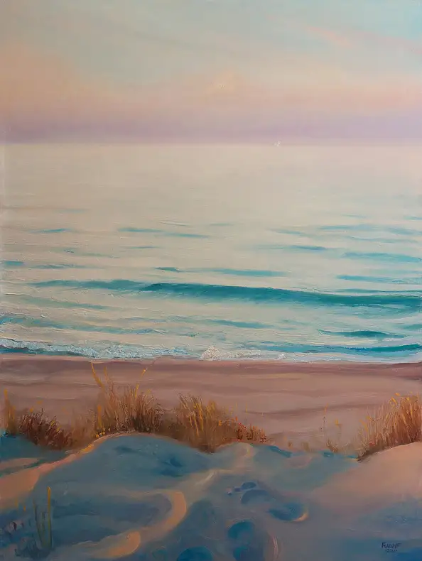 Wojciech Pater, Na Wybrzeżu V, Obraz olejny - płyta, 60 x 80