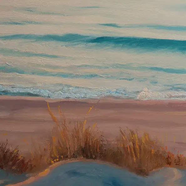 Wojciech Pater, Na Wybrzeżu V, Obraz olejny - płyta, 60 x 80