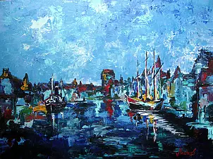 Jerzy Stachura - Above Motławą II