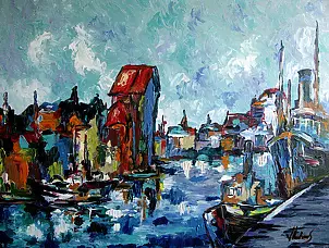 Jerzy Stachura - above Motławą