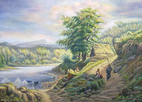 Melania Witkowska - over the Niemen