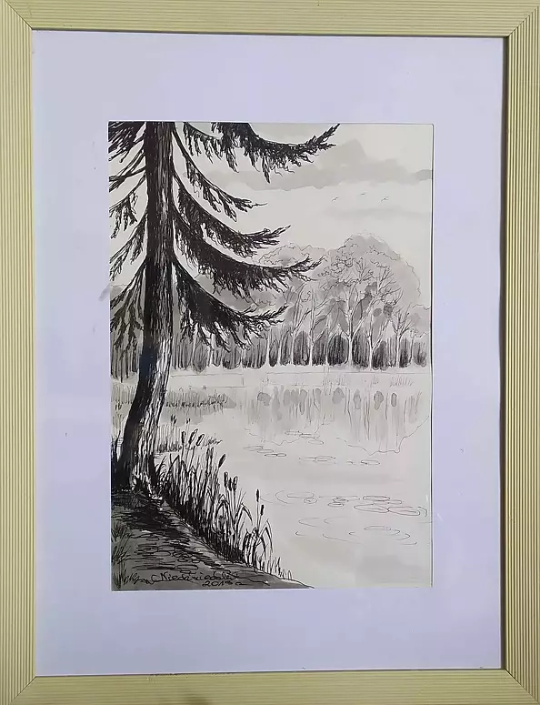 Ryszard Niedźwiedzki - By the lake