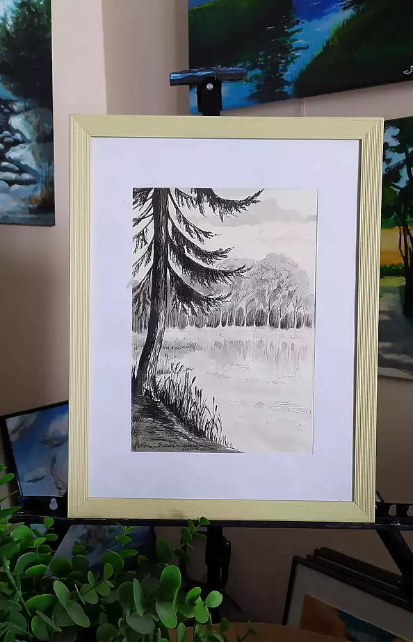 Ryszard Niedźwiedzki - By the lake