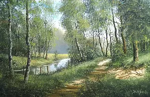Marek Szczepaniak - Nad leśnym stawem