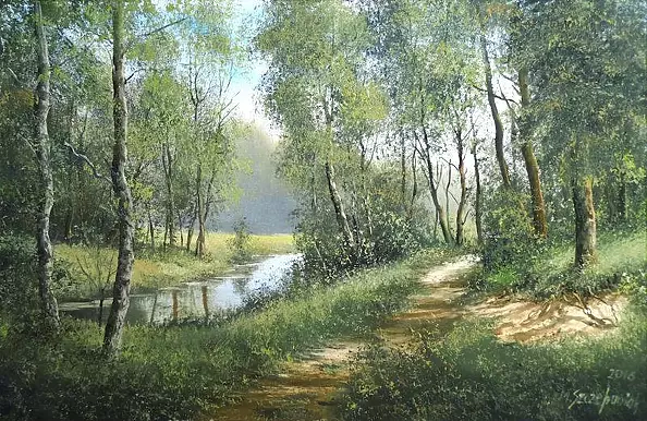 Marek Szczepaniak - Nad leśnym stawem