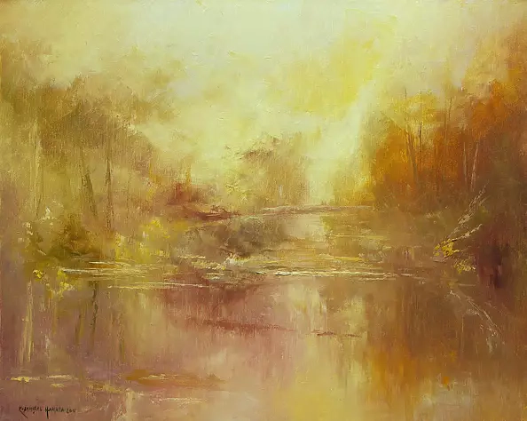 Kazimierz Hamada - Nad stawem