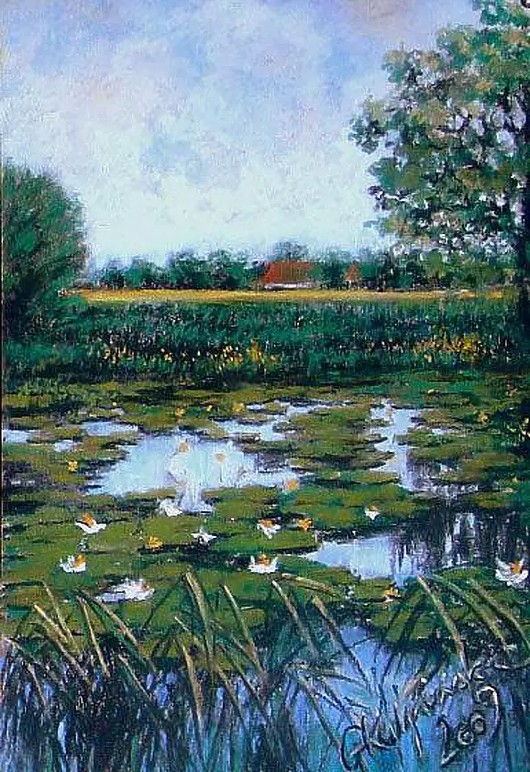 Grażyna Kulpińska - Nad stawem - tryptyk cz. 3