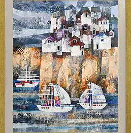 Alicja Słaboń Urbaniak, Nadciąga burza, Obraz olejny - płótno, 73 x 92