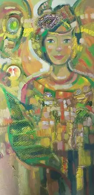 Weronika Polak - "Nadejście wiosny" (anioł wiosny)