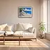 Henadzy Havartsou, Armonia in riva al mare, Quadro a olio - tela, 70 x 50
