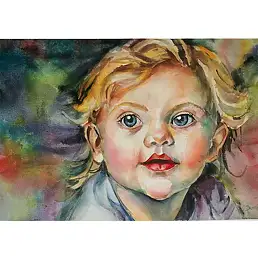 Khrystyna Dransfeld, Надежда, Акварелі - папір, 56 x 36
