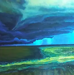 Katarzyna Suchoń, надежда, Масляная картина - холст, 90 x 60