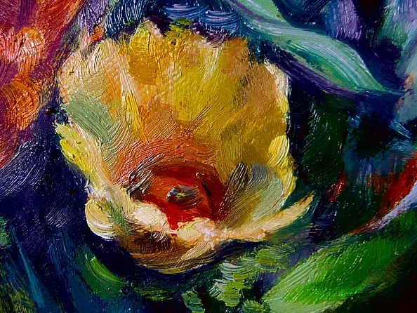 Barbara Gulbinowicz - Marigolds in a glass