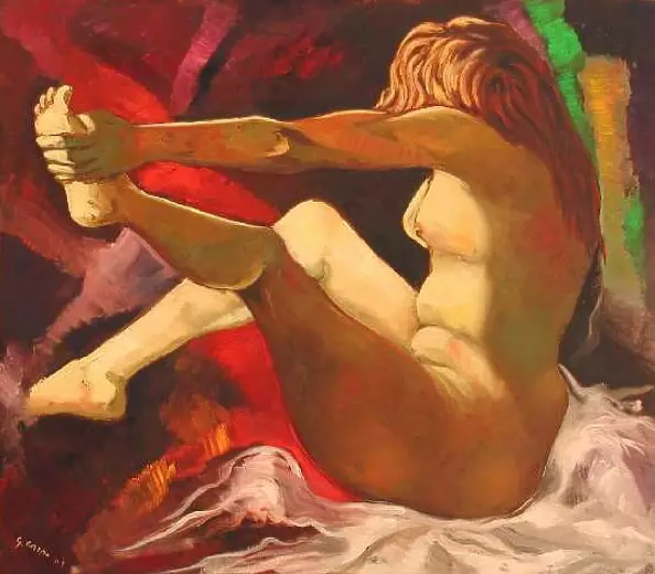 Gilberto Carpo - Naked among the red shadows ....