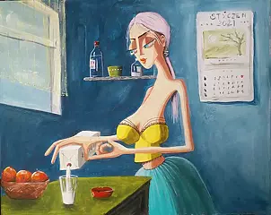 Romana Klinkosz - Pouring milk