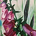 LUCYNA Wiech - Foxglove - triptych x 5 paintings