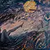 Ryszard Tyszkiewicz, Die Geburt der Vögel, Ölbild - Leinwand, 90 x 61
