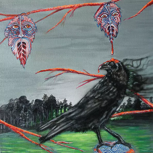 Małgorzata Rzempowska-Skóra - Narodziny strażnika, tryptyk