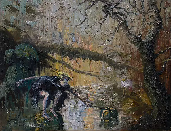 Ryszard Tyszkiewicz - Narodziny z cyklu Dyniopas karkonoski