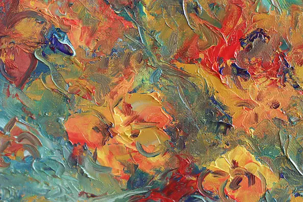 Bożena Mozolewska - Nasturcje w ogrodzie