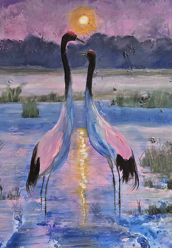 Ewa Mościszko - Our Rendez-Vous, 50x70x1cm