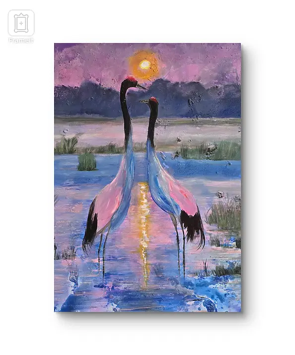 Ewa Mościszko - Our Rendez-Vous, 50x70x1cm