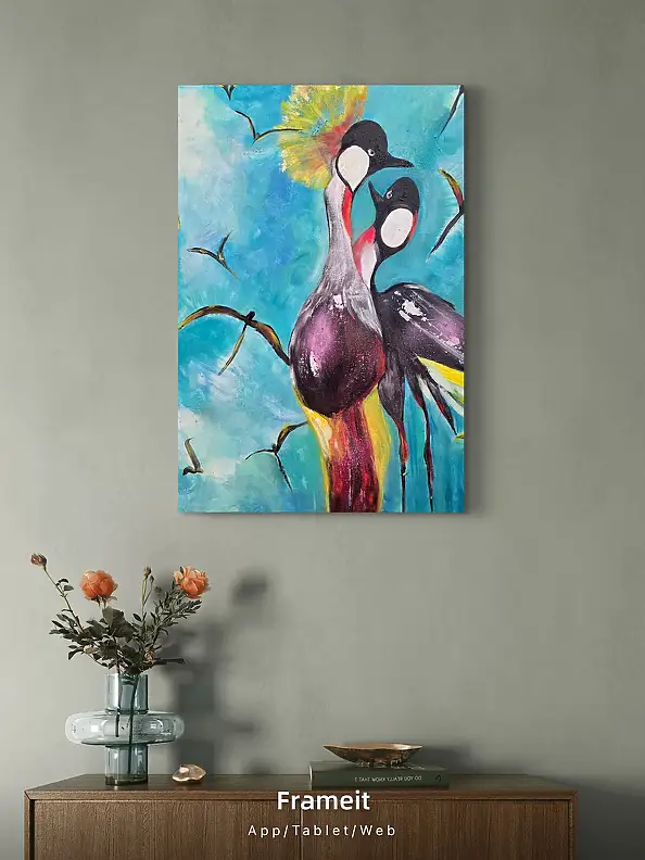 Ewa Mościszko, Nasze Randez-Vous , , Obraz akrylowy - płótno, 55 x 75