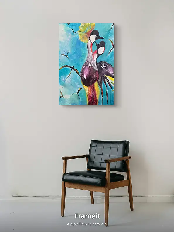 Ewa Mościszko, Nasze Randez-Vous , , Obraz akrylowy - płótno, 55 x 75