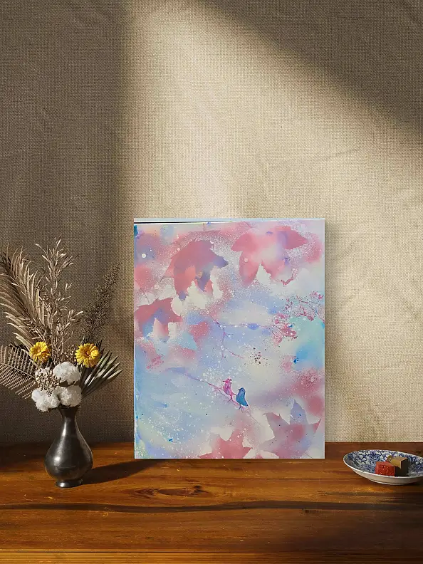 Ewa Mościszko, Nasze jesienne Randez-Vous , Obraz akrylowy - płótno, 40 x 50