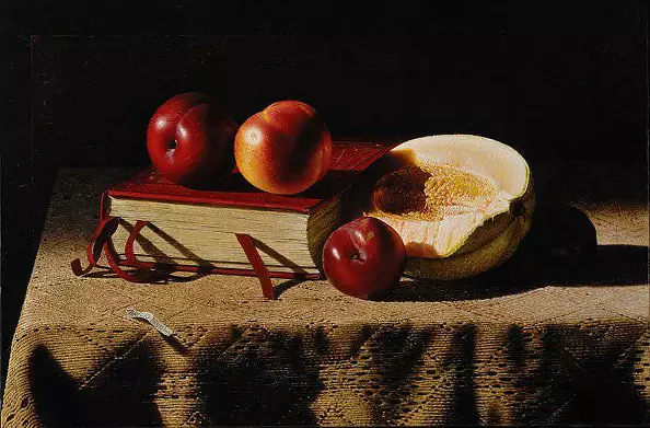 Aurelio Bruni - Natura morta con libro antico