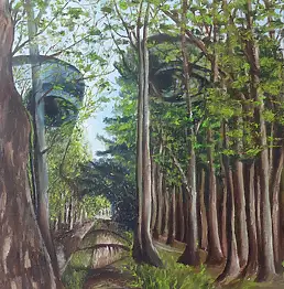 Maria Sularz, Природа, Масляная картина - холст, 50 x 70
