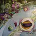 Ewa Tyburcy - Nature with eggplant