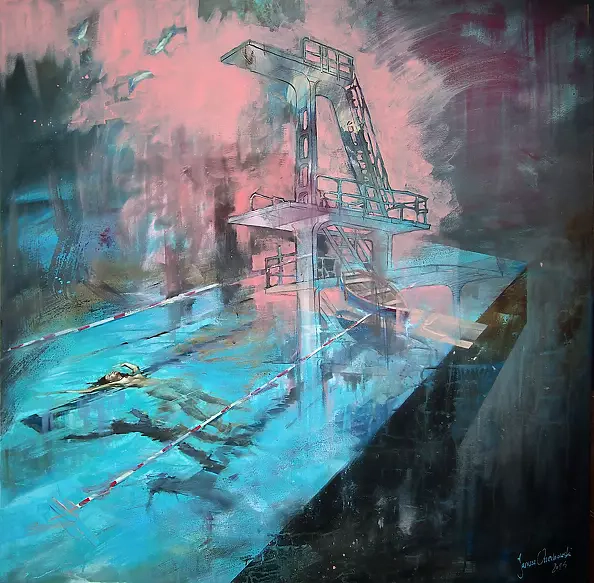 Janusz Orzechowski - Swimming lesson