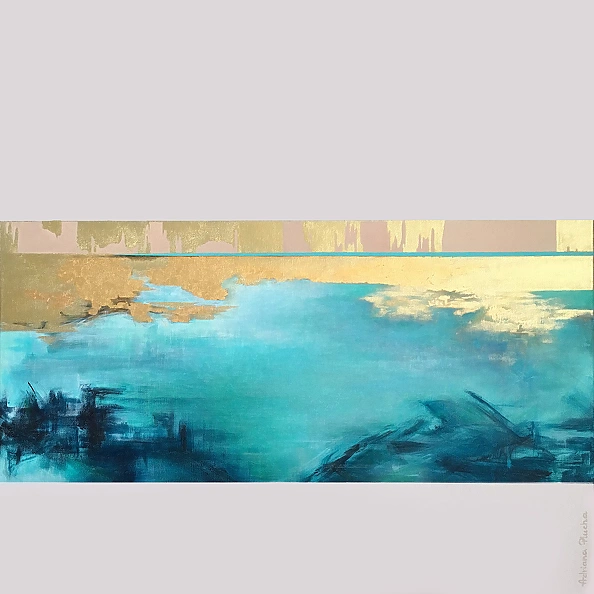 Adriana Plucha - Nautility with 23 and 23,75 carat Gold leaf