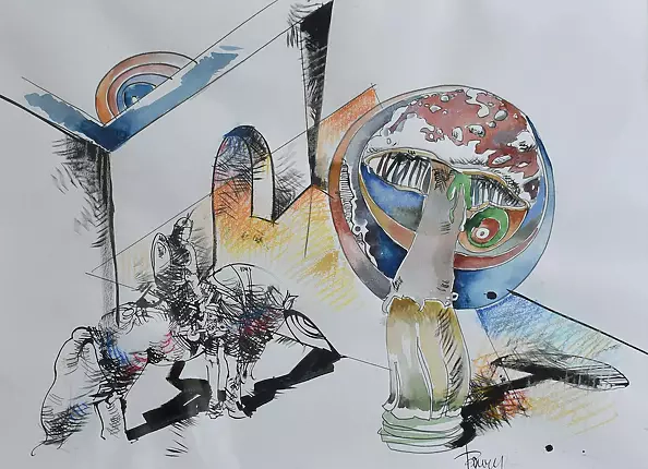 Roman Bonchuk - Near the Mushroom Oak