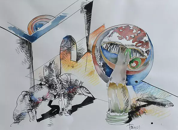 Roman Bonchuk - Near the Mushroom Oak