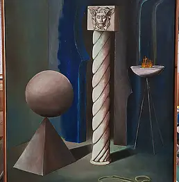 Giovanni Greco, Nell'ostacolo dell'assoluto, Obraz olejny - płótno, 69 x 90