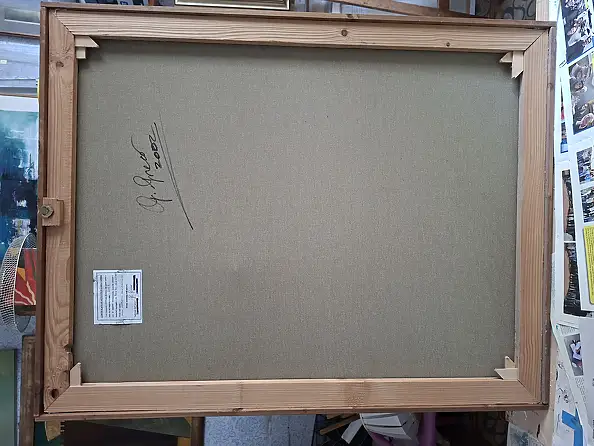 Giovanni Greco, Nell'ostacolo dell'assoluto, Obraz olejny - płótno, 69 x 90