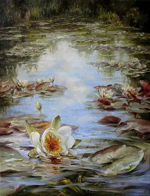 Maria Gruza - Water lilies