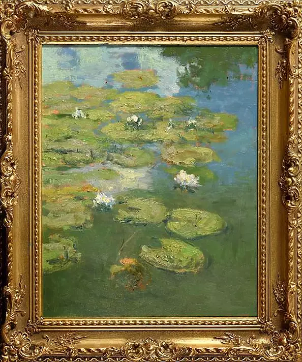 Wojciech Górecki - Nenufary po deszczu