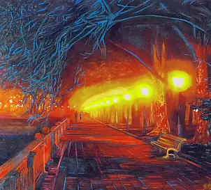 Alex Pelesh - Neon fantasy of night.