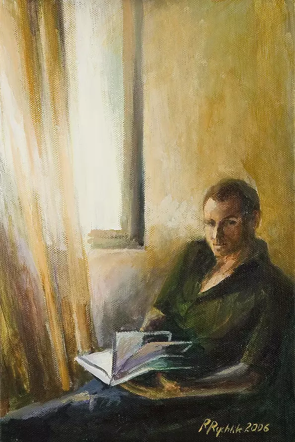 Renata Rychlik - At the window in Venice