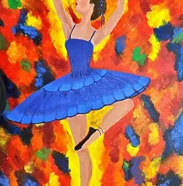 Maryam Gomizi, Grazia Celeste – Maria G, Dipinto acrilico - tela, 50 x 70