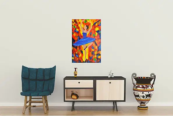 Maryam Gomizi, Heavenly Grace – Mary G, Acrylic painting - canvas, 50 x 70