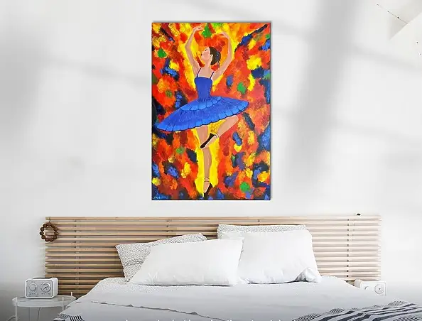 Maryam Gomizi, Heavenly Grace – Mary G, Acrylic painting - canvas, 50 x 70