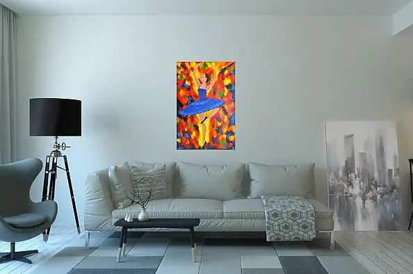 Maryam Gomizi, Heavenly Grace – Mary G, Acrylic painting - canvas, 50 x 70