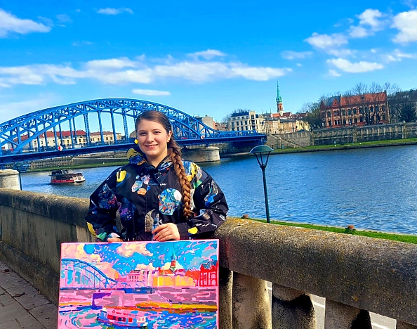 Anastasiia Kurkova - Blue Bridge