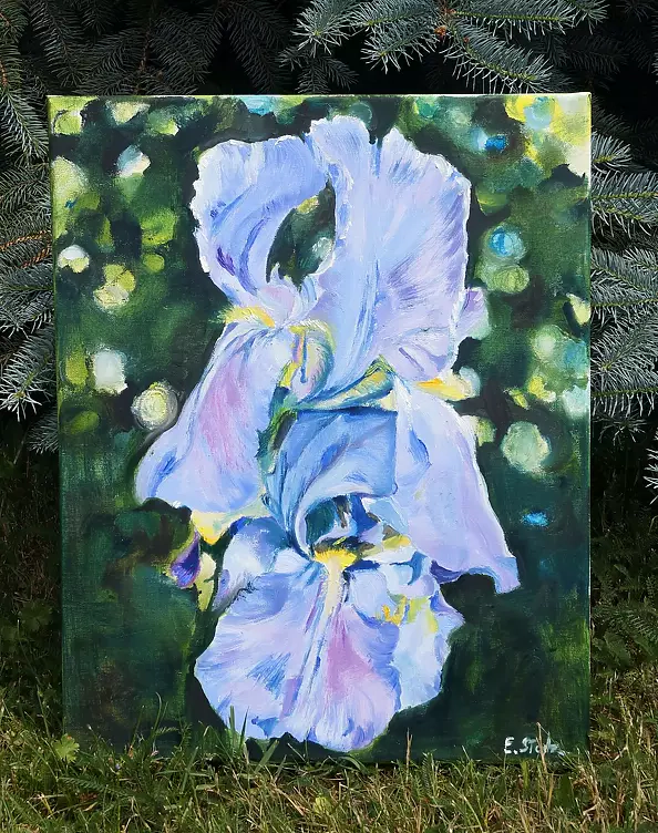 Ewa Słodzińska - Blue iris 1